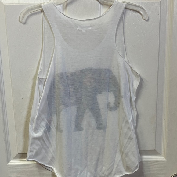 White Elephant Print Women's Tank Top size M/L - Picture 4 of 4